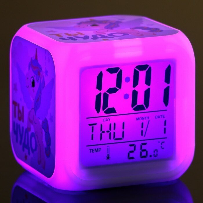 Электронные часы-будильник Ты чудо, с подсветкой Like me 9355180 . - фотография № 9