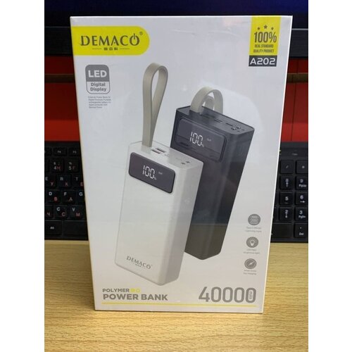 Портативный аккумулятор/Внешний аккумулятор/PowerBank Demaco A-202 40000 mAh