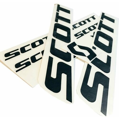 Комплект виниловых наклеек на раму велосипеда Scott 4 шт наклейки на пороги автомобиля с логотипом