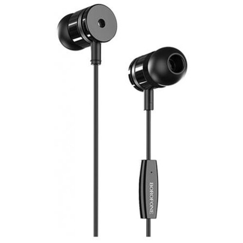 Наушники с микрофоном Borofone BM31 Mysterious 12м черный 30200₽