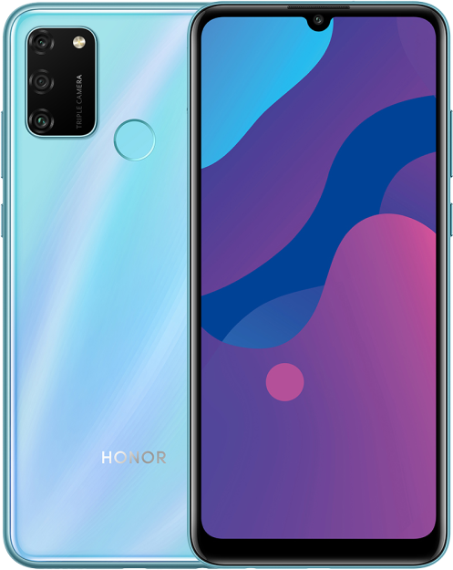 HONOR 9A 3/64 ГБ Global, Dual nano SIM, голубой