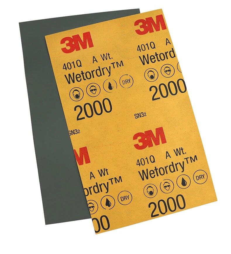 фото Наждачная бумага водостойкая 3M WetorDry P2000