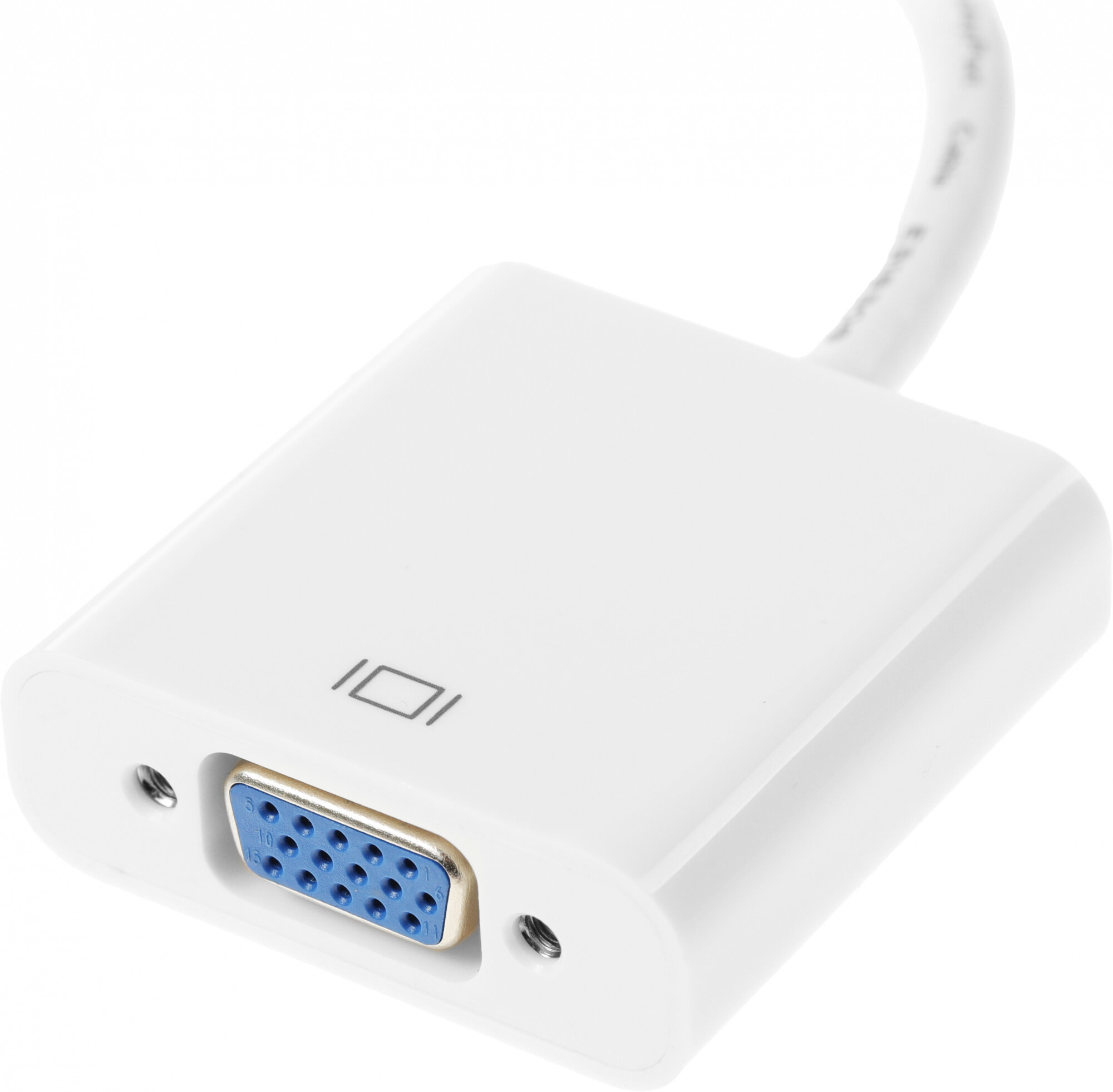 Переходник DisplayPort (m)/VGA (f) Noname - фото №3
