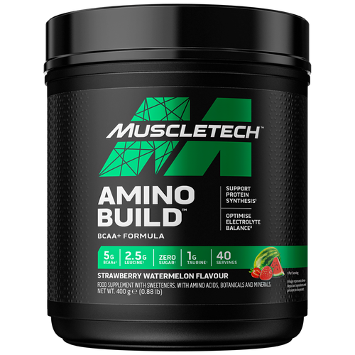 MuscleTech Aminobuild Strawberry Watermelon 400 гр глютамин muscletech 300 гр