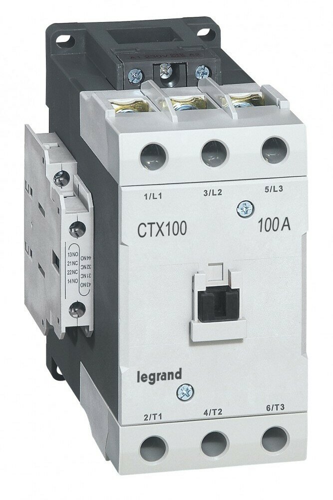 Legrand CTX3 Контактор 100 3P 100A (AC-3) 2но2нз =24В 416221