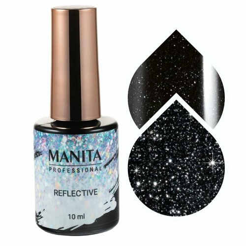 фото Manita professional гель-лак для ногтей светоотражающий / reflective №08, 10 мл