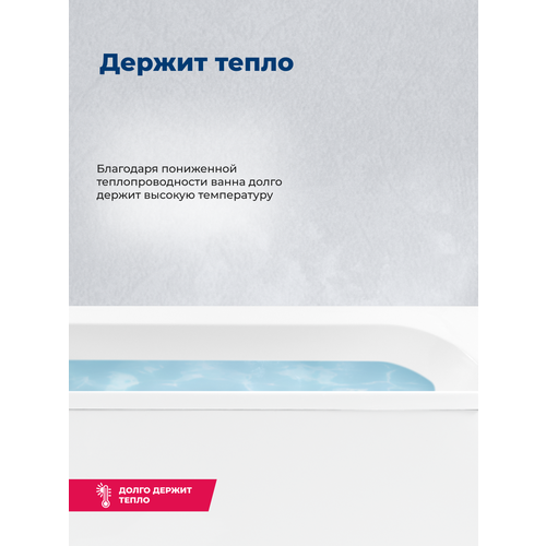 фото Акриловая ванна aquanet light 170x70 (с каркасом)