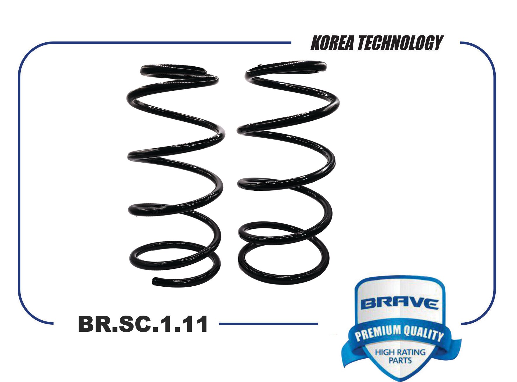 Пружина передней подвески FORD Focus III 2011- BRAVE BRSC111 | цена за 1 шт