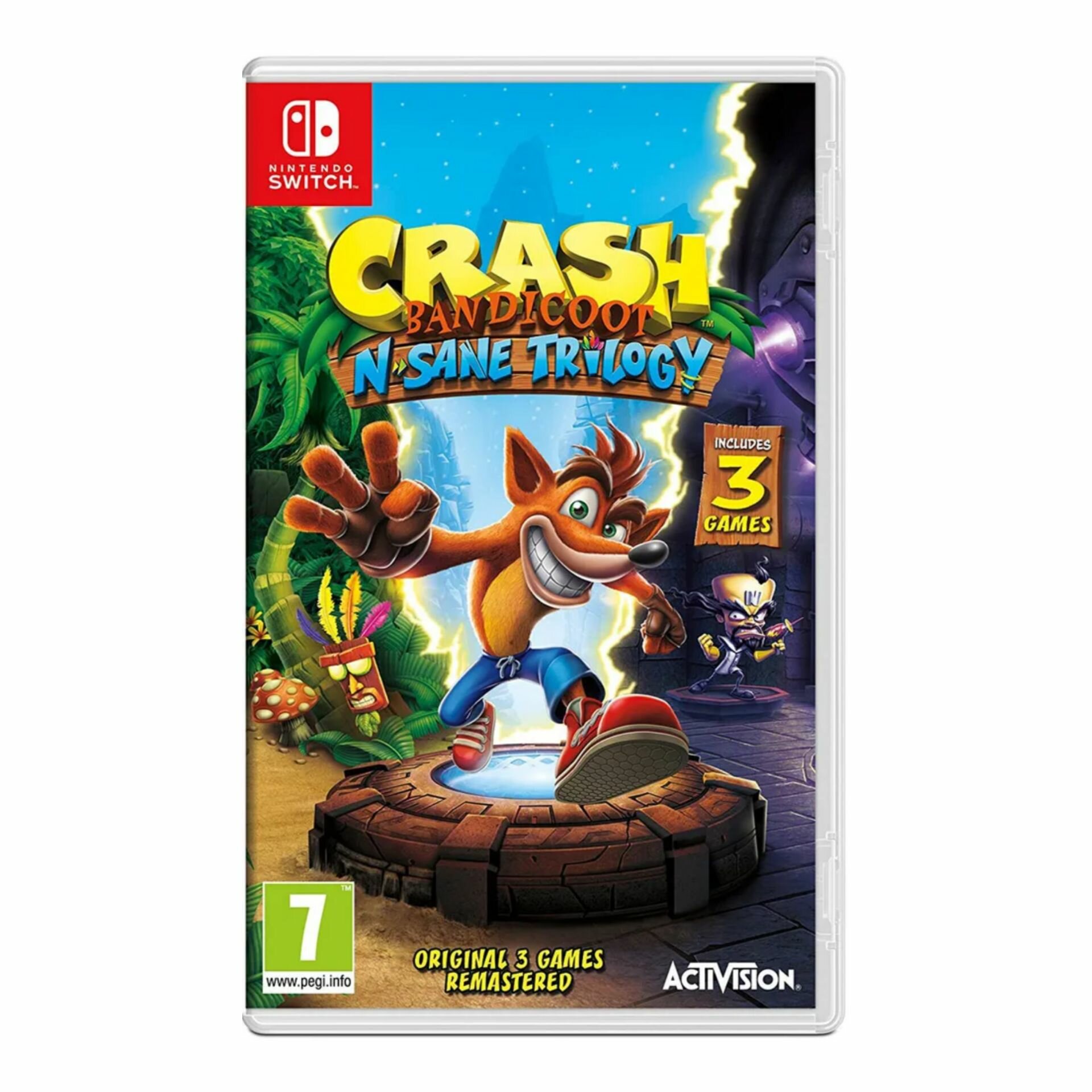 Игра Crash Bandicoot N'sane Trilogy (Nintendo Switch Английская версия)
