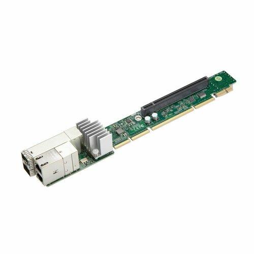 SuperMicro Адаптер SuperMicro AOC-URG4N4-I4XTS-O - 1U Ultra Riser with 2-port 10GBase-T RJ45 & 2-port 10G SFP+ AOC-URG4N4-I4XTS-O