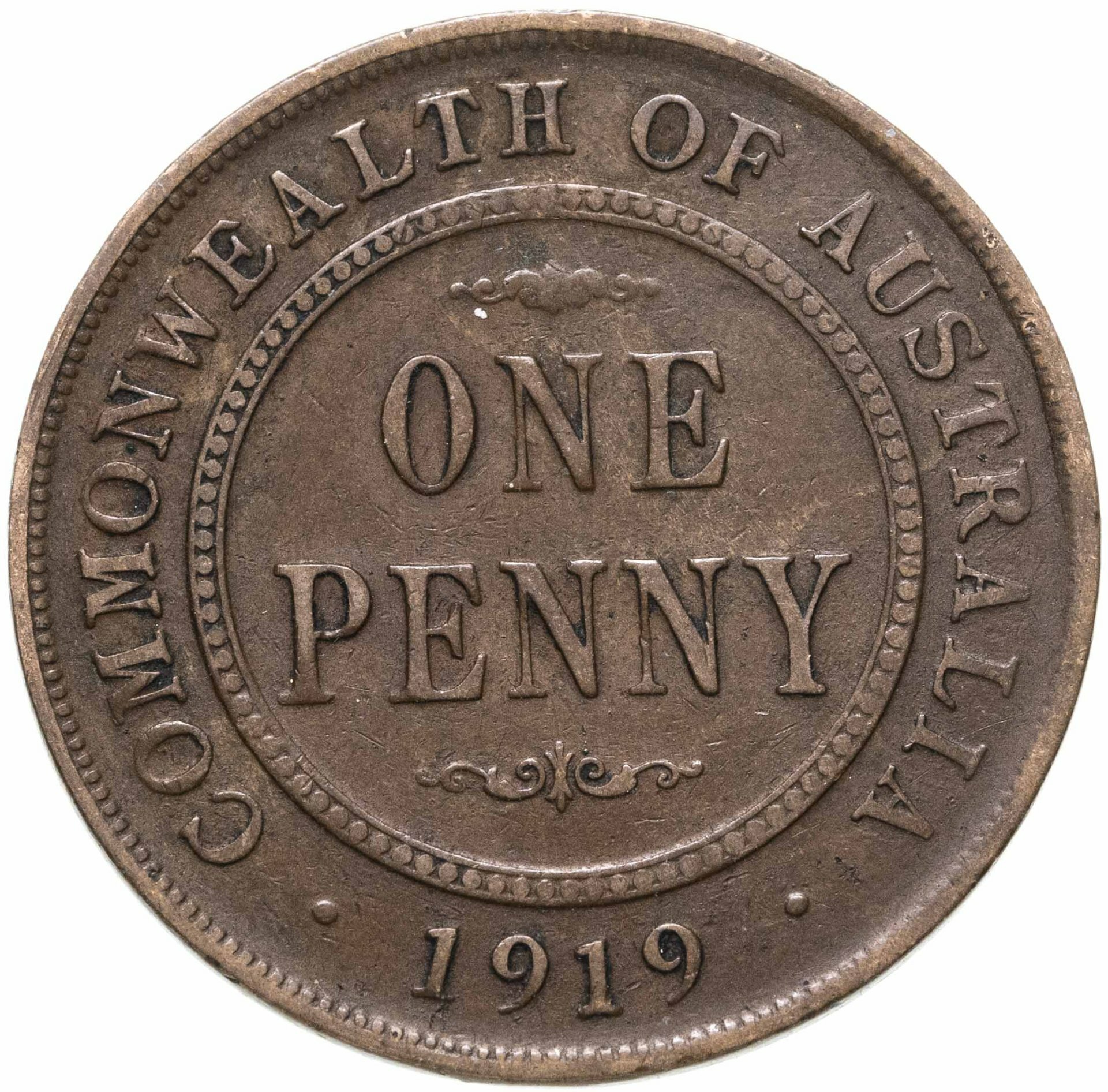 Австралия 1 пенни (penny) 1919