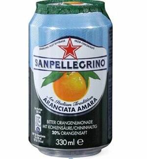 S.Pellegrino Напиток газированный Sanpellegrino (Сан Пеллегрино) с соком горького апельсина 0,33л х 6 шт. ж/б