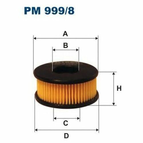 Фильтр топливный Filtron PM999/8, 15,5 мм, 36 мм