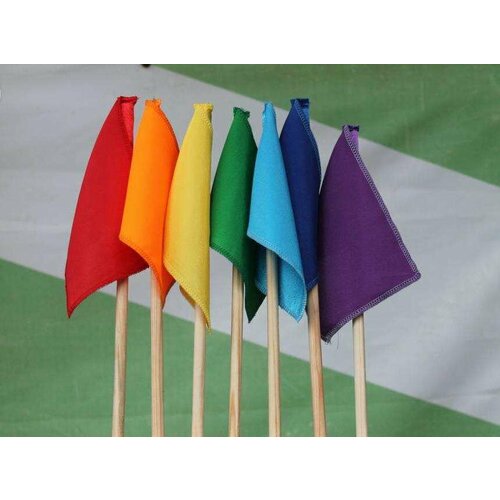 Флажки разноцветные 1флажок 303₽