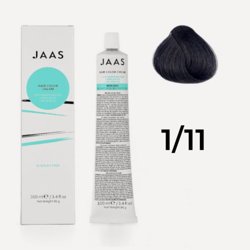Изображение товара Крем - краска для волос профессиональная Jaas 1/11 Иссиня-черный 100 мл