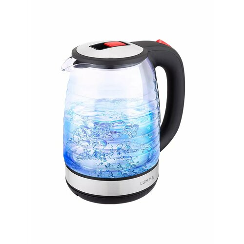 Электрический чайник LUMME LU-4103 красный рубин стеклянный с подсветкой 2 л 1217₽