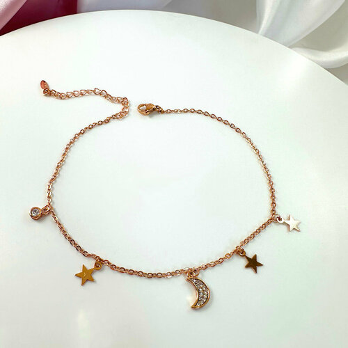 фото Браслет на ногу xuping jewelry, 1 шт., золотой