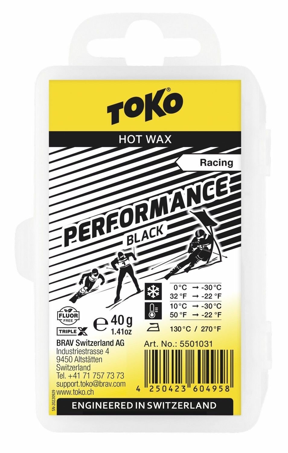 Гоночный парафин Racing Performance Black, 40 г