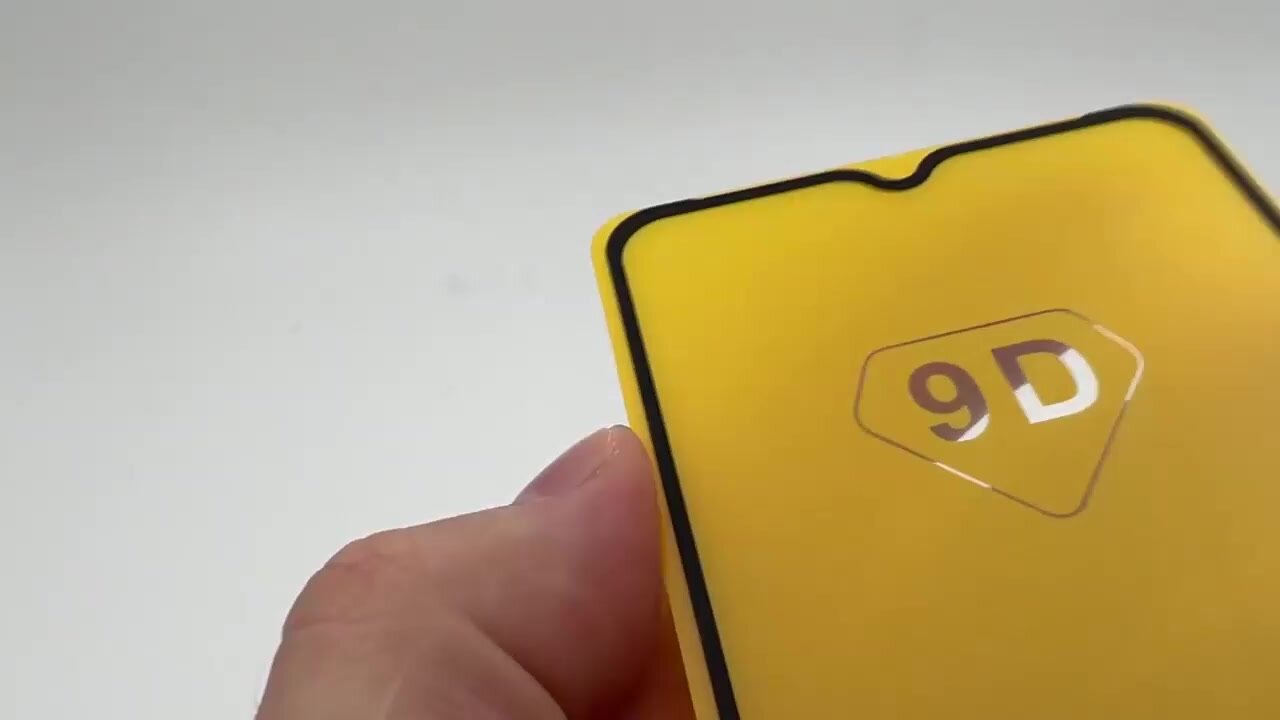 Защитное стекло для Realme C30, комплект 2 шт, для Реалми С30, 9D на весь экран, черная рамка, полная проклейка — фото 1
