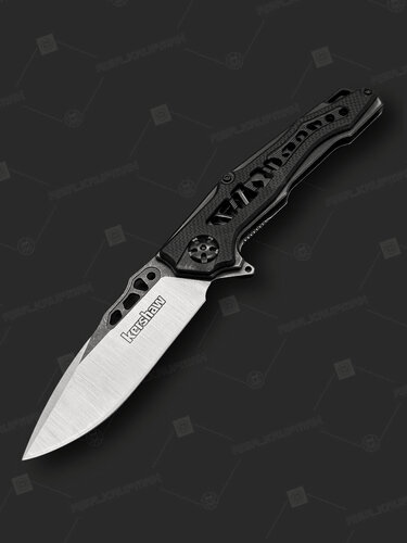 Изображение товара Нож складной туристический Kershaw-0252, черный, рукоять G-10, Liner-Lock, сталь 8Cr13MoV, edc
