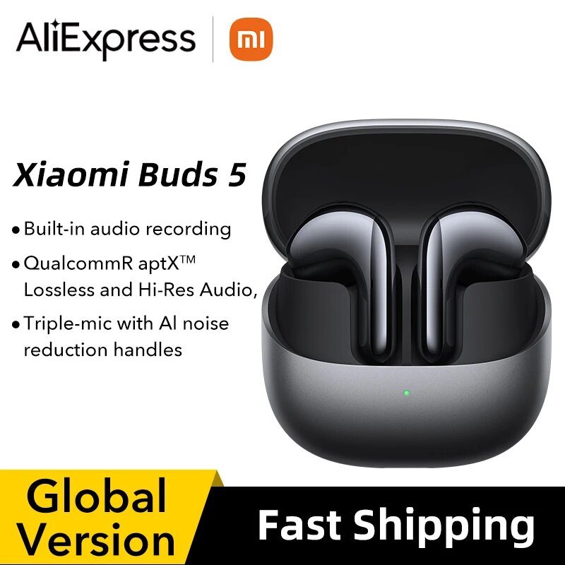 Xiaomi Buds 5 наушники, Ceramic White — фото 1