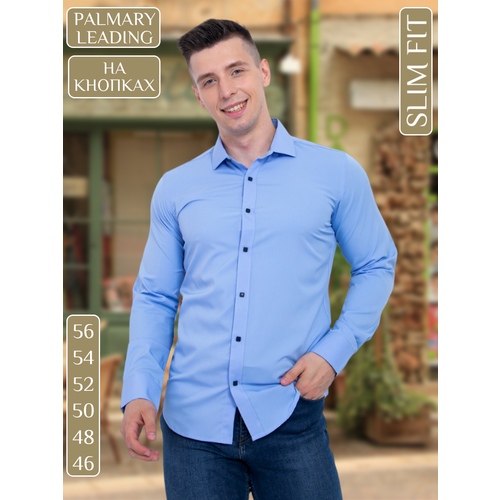 фото Рубашка palmary leading, размер xxxl\56, blue