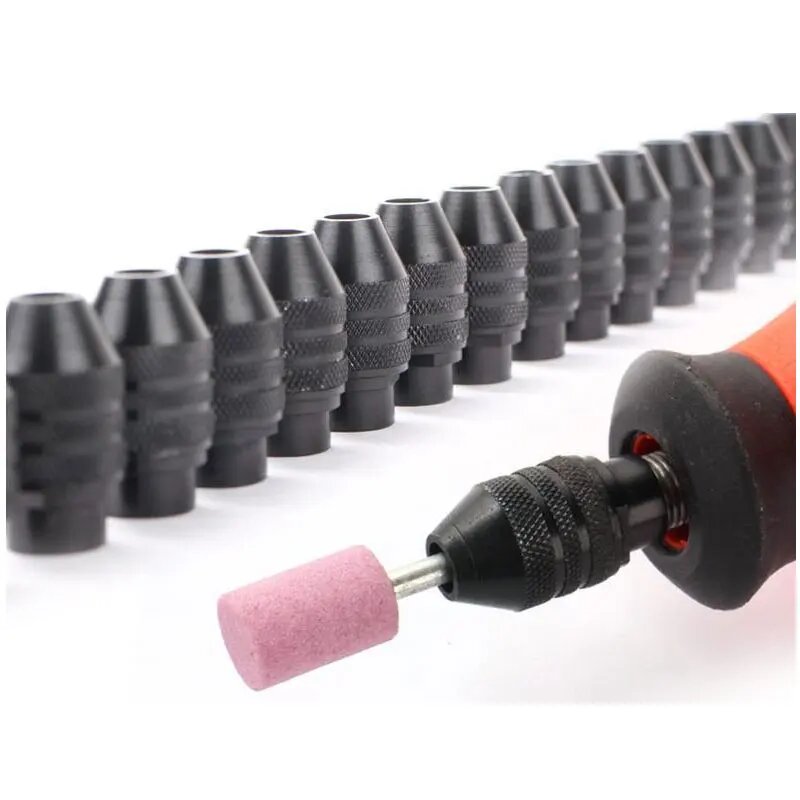TUNGFULL Dremel Аксессуары Универсальный трехкулачковый патрон ручка для резьбы электрическая мельница дрель шлифовальный станок маленькая электрическая дрель