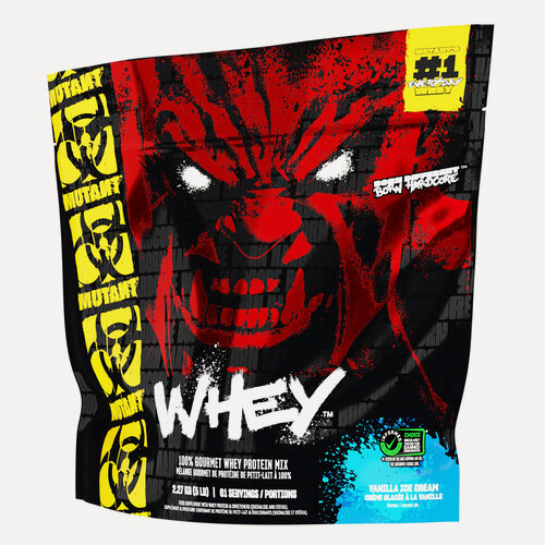 Изображение товара Сывороточный протеин Мутант Вей 5 фунтов Ванильное Мороженое / Mutant Whey 5 lb Vanilla Ice Cream