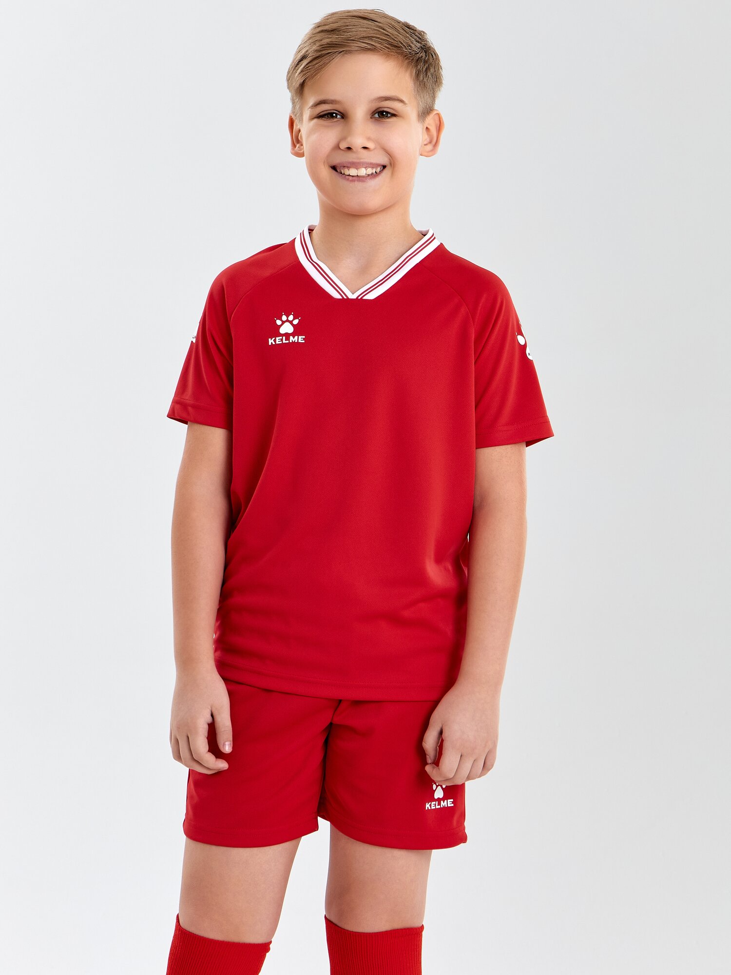 Форма спортивная Kelme Short Sleeve размер 110 красный