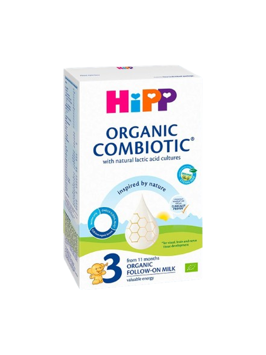 HiPP organic combiotic 3 (300) гр - молочная смесь для детей с 10 месяцев
