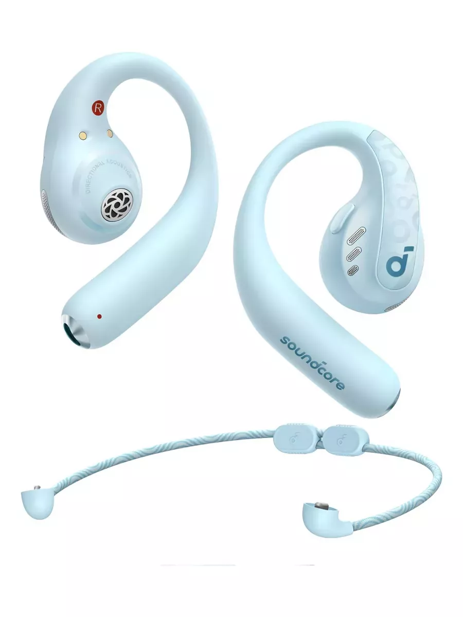 Наушники беспроводные Soundcore by Anker AeroFit Pro, с костной проводимостью, Blue