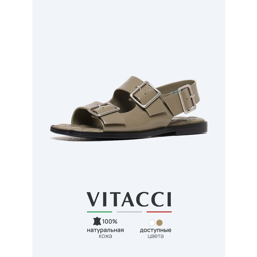 фото Сандалии vitacci, размер 38, хаки