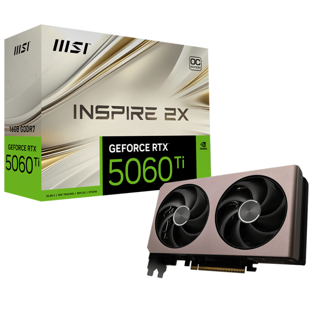 Видеокарта MSI (G506T-16I2C) GeForce RTX 5060 Ti 16G INSPIRE 2X OC