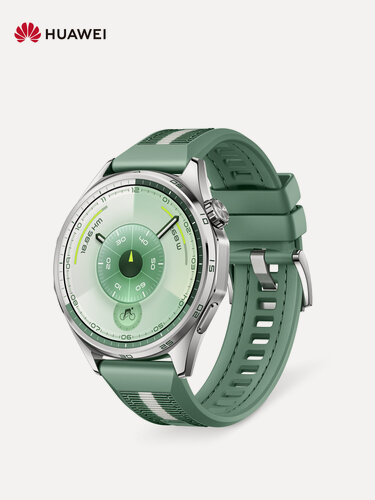 Изображение товара Смарт часы HUAWEI WATCH GT 6 46 мм Зеленый, AMOLED экран 1,47'