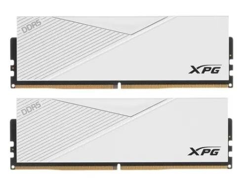 Оперативная память XPG Lancer, DDR5, 32Gb (2x16Gb), 6000MHz, CL30, DIMM, с радиаторами, белый
