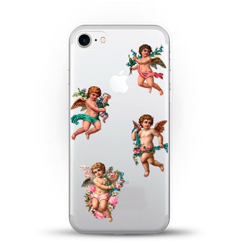 фото Силиконовый чехол ангелочки на apple iphone 7 andy & paul