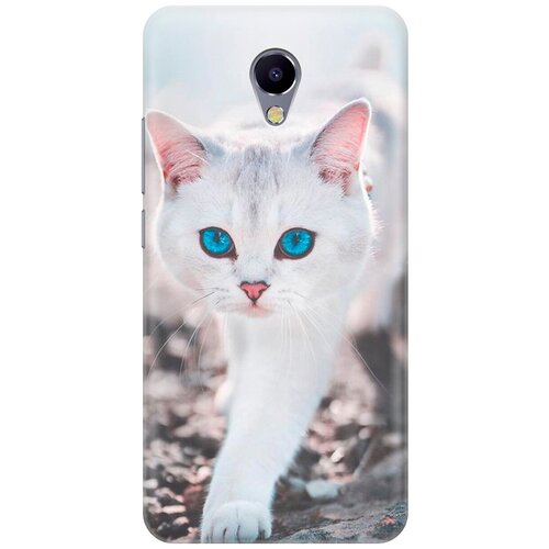 фото Силиконовый чехол на meizu m5 note / мейзу м5 ноут с принтом "голубоглазый кот gosso