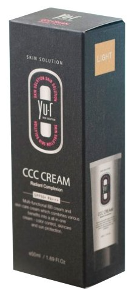 Корректирующий ССС крем для лица Yu.r Skin Solution CCC Cream (Light), SPF50+ PA +++, 50 мл.