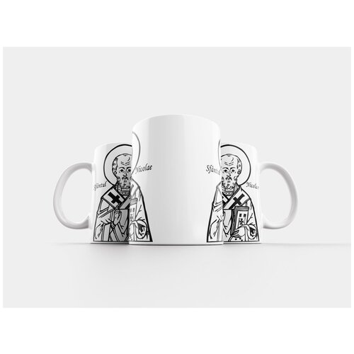 фото Кружка "святой николай, епископ, христианин" 320 мл lotsprints