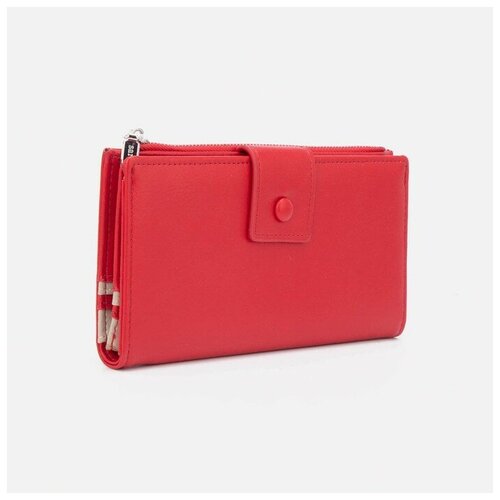 фото Кошелёк на кнопке, цвет красный нет бренда