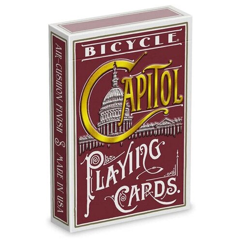 Игральные карты Bicycle Capitol / Капитолий, красные