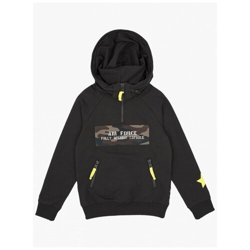 фото Худи fifteen, 4812, цвет черный, размер 128