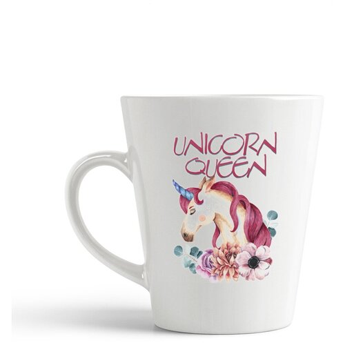 фото Кружка-латте coolpodarok "unicorn queen"
