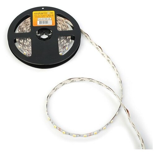 Светодиодная лента Ecola LED strip STD, 10 мм, 12 В, 5 м, 2800К, 14.4 Вт, 60 Led/м, IP20