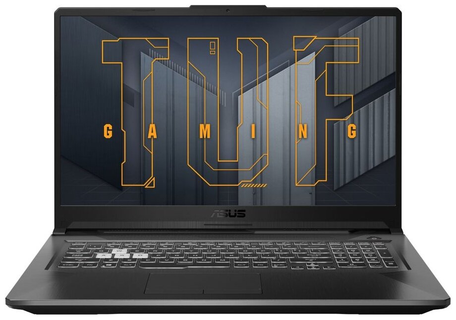 Ноутбук Asus TUF Gaming F17 FX706HEB-HX157W Core i5 11400H 16Gb SSD512Gb NVIDIA GeForce RTX 3050 Ti 4Gb 173 IPS FHD 1920x1080 Windows 11 Home black WiFi BT Cam