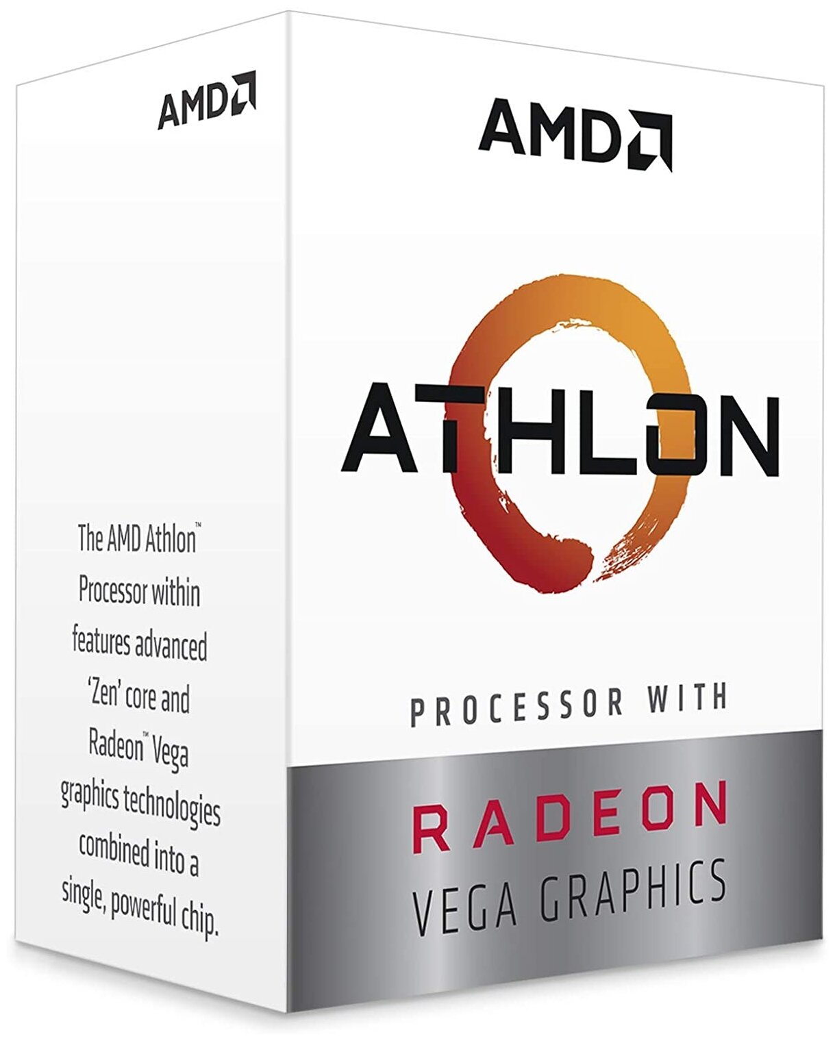 Процессор AMD Athlon 3000G YD3000C6M2OFH Picasso 2C/4T 3.5GHz (AM4, L3 4MB, 12nm, 35W) OEM