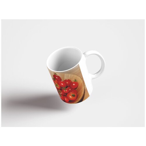 фото Кружка "помидоры, красный, овощи 320 мл. белая" lotsprints