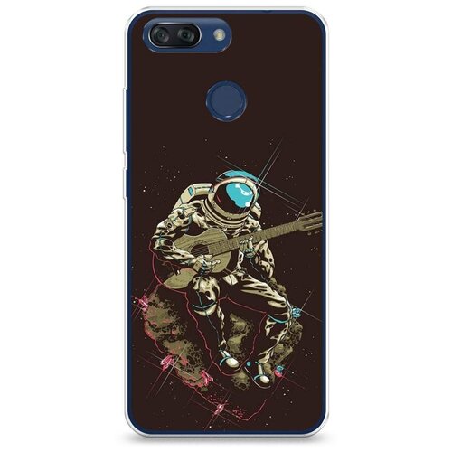 фото Силиконовый чехол "космонавт гитарист" на zte zte blade v9 vita / зте блейд v9 вита case place