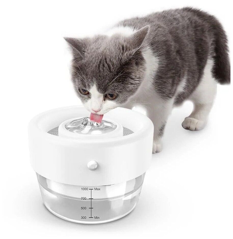 Автоматическая поилка-фонтан для кошек ZooWell Smart беспроводная, с сенсором - фотография № 5