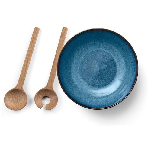 фото Набор из салатника и 2 приборов для салата bitz